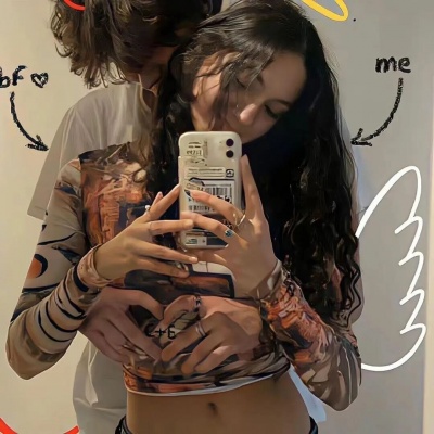 ins欧美个性双人情头