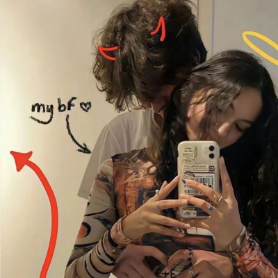 ins欧美个性双人情头