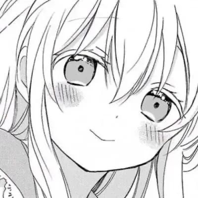 黑白系女动漫头像