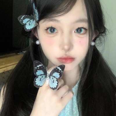 女生头像ins高级质感蓝色系