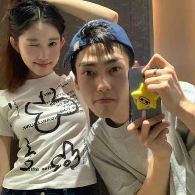 ins双人超甜情侣头像