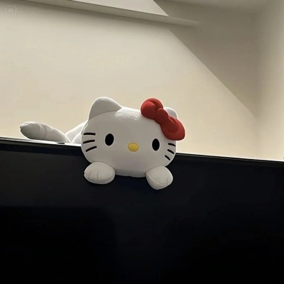 可爱Kitty猫风格头像+背景图