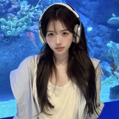 温柔系蓝色系女生头像
