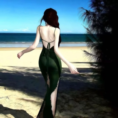 氛围感海边女头