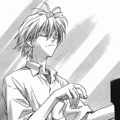 高级黑白动漫男头