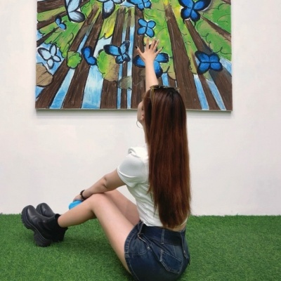 高审美一男一女单人ins情头