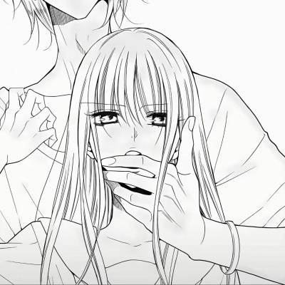 黑白动漫情头ins高级质感