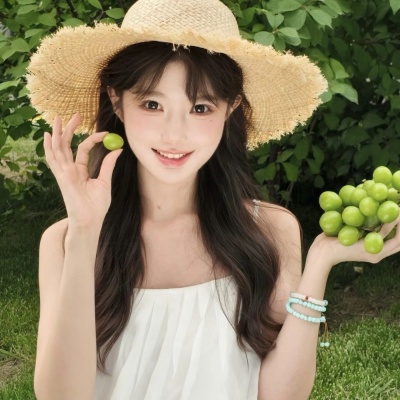 薄荷绿小清新女生头像