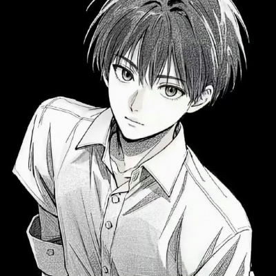 2026热门动漫黑白头像男