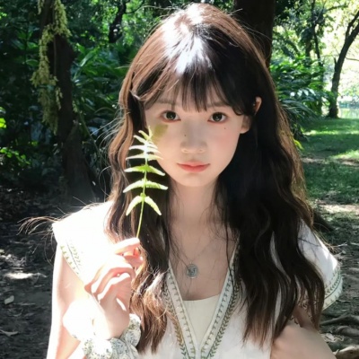 高人气夏日绿色系森系女生头像