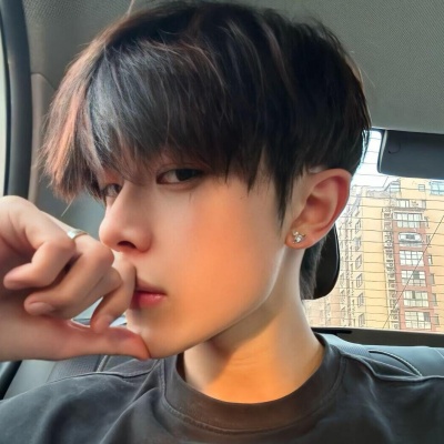 青春小众帅气男头