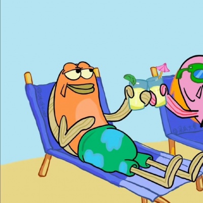 2026年可爱不明显卡通情头一左一右