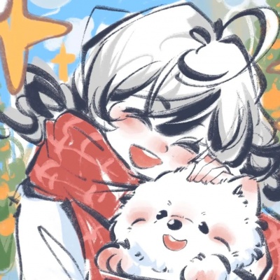 软萌可爱卡通手绘头像女