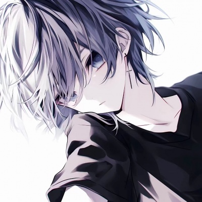 动漫头像男生冷酷霸气黑暗系帅气