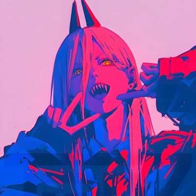 超酷电锯人头像