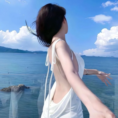 氛围感海边女头
