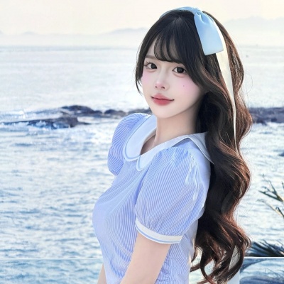 女生头像ins高级质感蓝色系