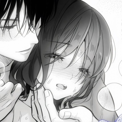 动漫黑白情头ins高级质感