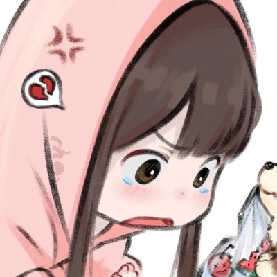 手绘卡通情侣头像