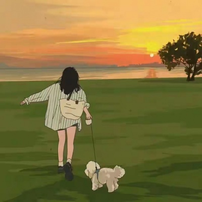 卡通头像女生简约干净