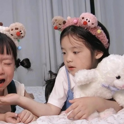 高颜可爱萌娃闺蜜头像