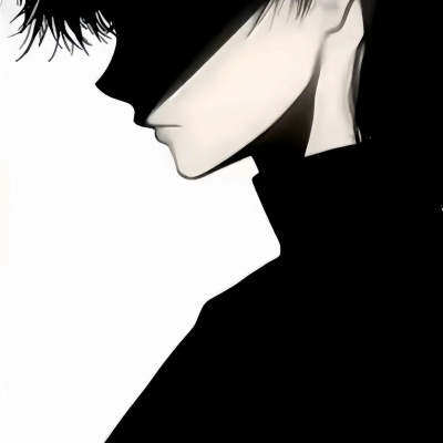 小众动漫情头黑白