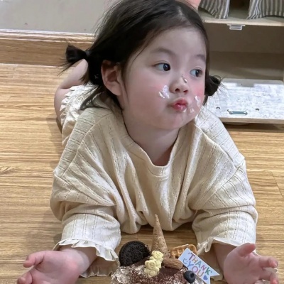 高颜可爱萌娃闺蜜头像