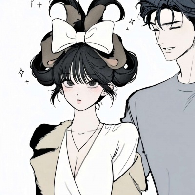 情头一人一半一左一右