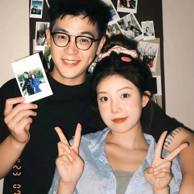 双人滤镜氛围情侣头像