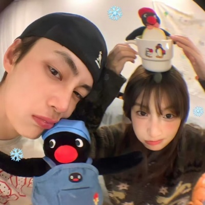 超好看ins情头一左一右