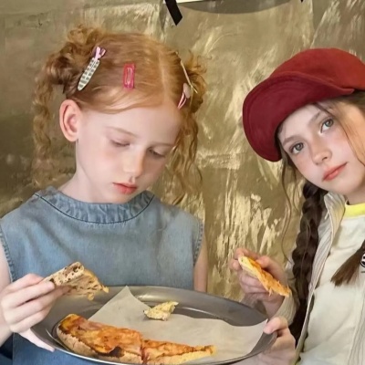 高颜可爱萌娃闺蜜头像