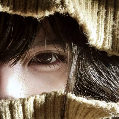 超吸睛滤镜感气质真人女头