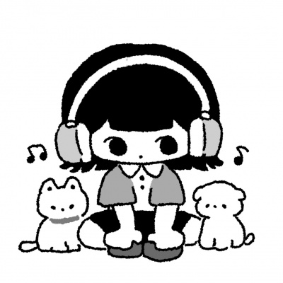 可爱手绘小女孩头像