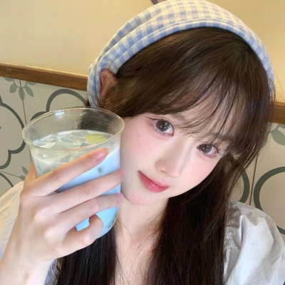 女生头像ins高级质感蓝色系