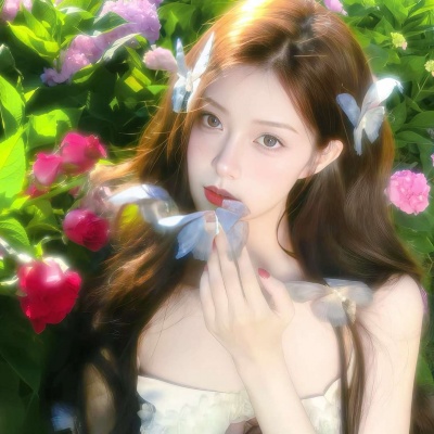 清新唯美治愈花卉女生头像