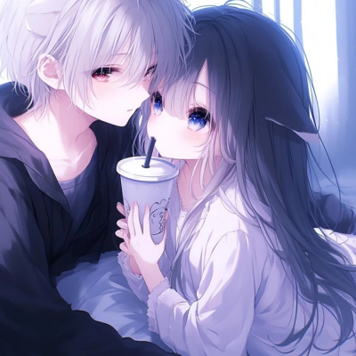 2026最火情侣头像动漫