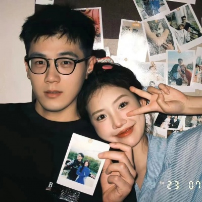 双人滤镜氛围情侣头像