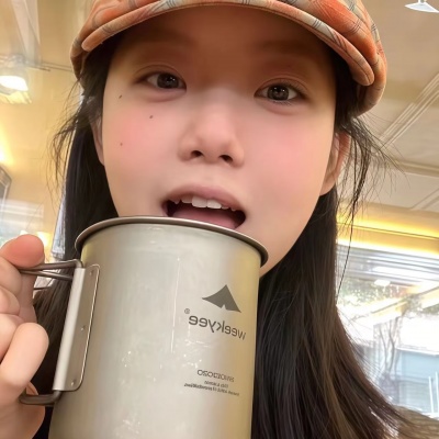 橙色调氛围感唯美女头