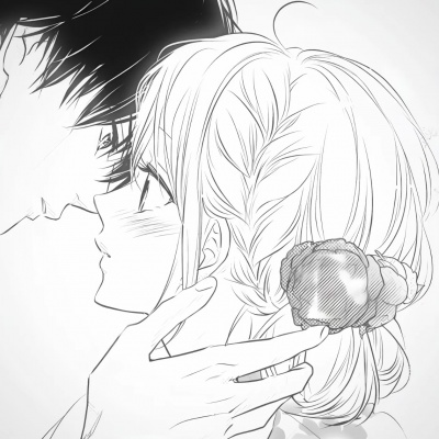 黑白小众动漫情头