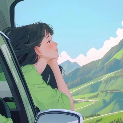 卡通头像女生简约干净