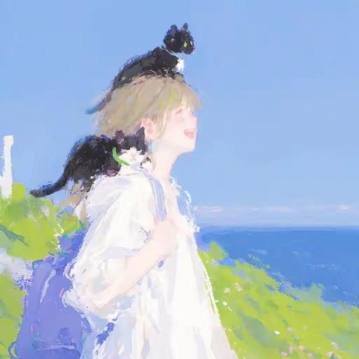 卡通头像女生简约干净