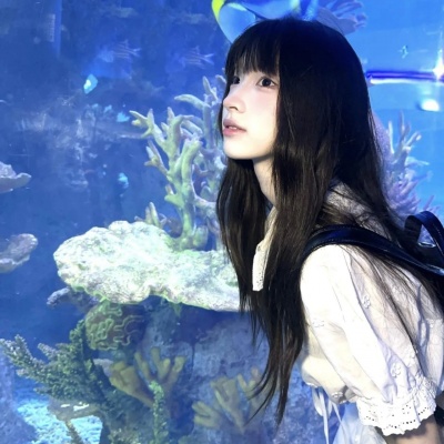 温柔系蓝色系女生头像