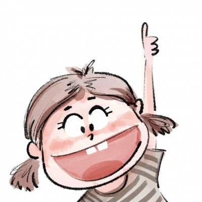 手绘卡通情侣头像