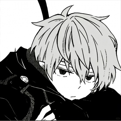 小众又高级的黑白动漫男头