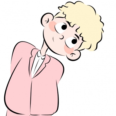 可爱简约手绘卡通情侣头像