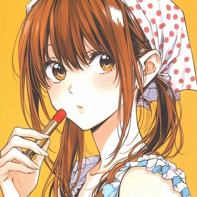 古早风女生动漫头像