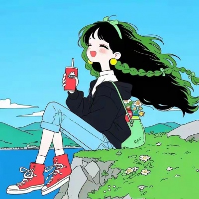 卡通头像女生简约干净