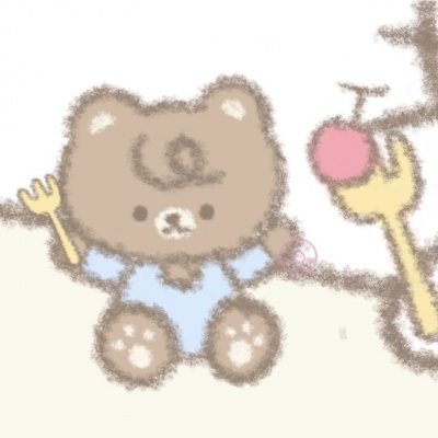 情侣头像可爱一左一右卡通