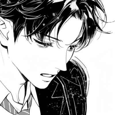 高级黑白动漫男头