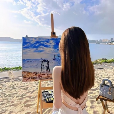 小众高级ins唯美风景女头